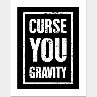 Gravity - Funny Broken Ankle Get Well Soon Gift Posters and Art